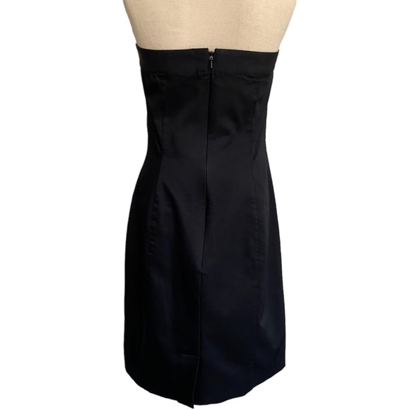 Express Stretch Strapless Cocktail Dress w/ Velcro for Fit Adjustment S-1/2 Blck - Picture 2 of 7